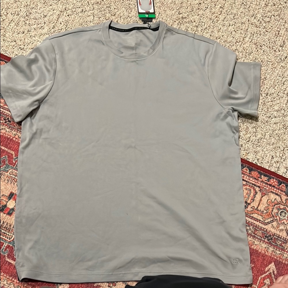 Men's Gray Lux Cotton T-Shirt NWT